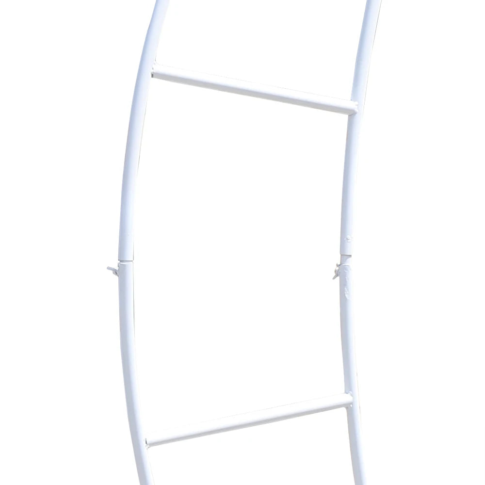 79" White Metal Crescent Moon Wedding Arch 2PCS DLY Decor Framework Iron For Wedding Party Stand