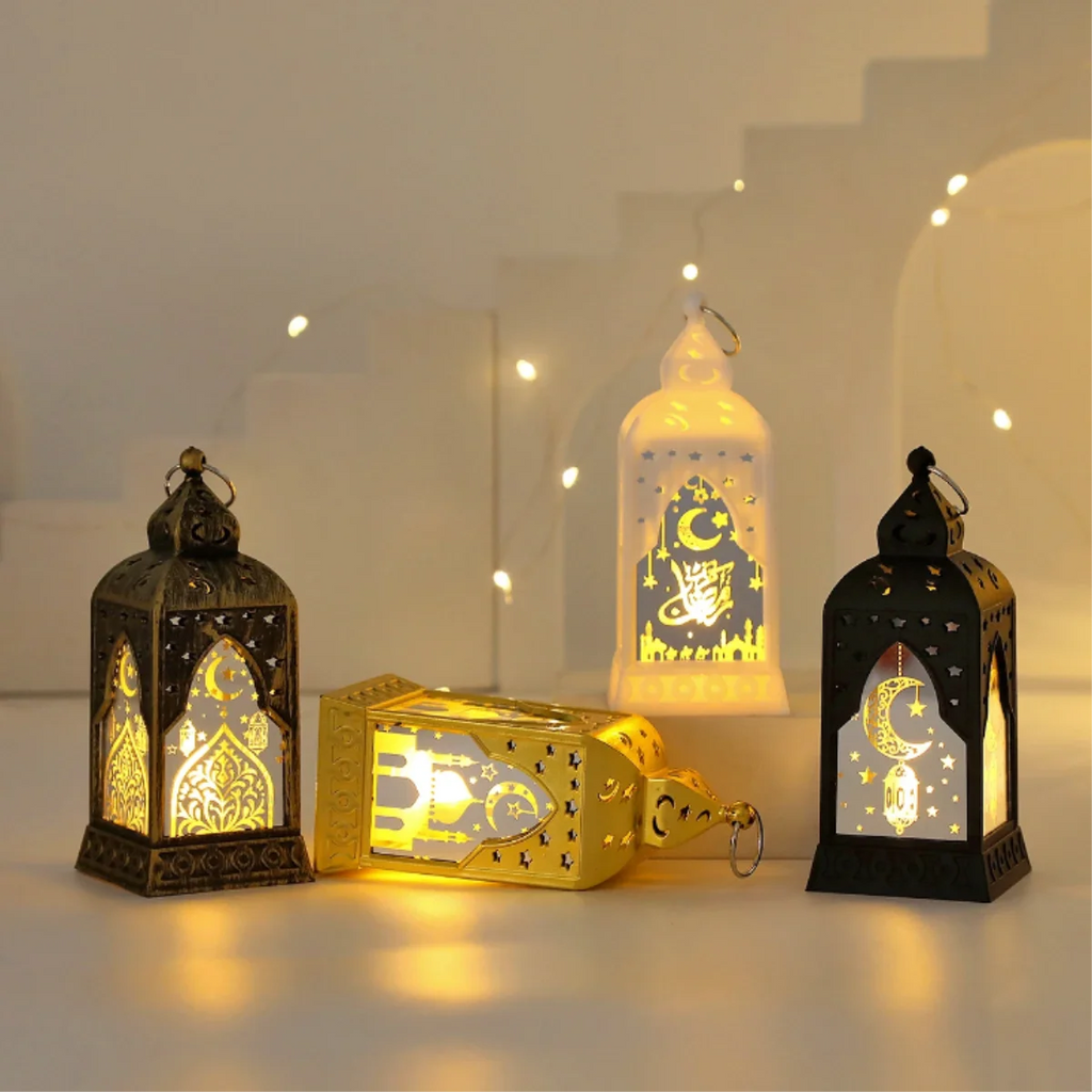 Ramadan Decoration Moon Star LED Lantern Light EID Mubarak Decorations for Home Islamic Muslim Festival Party 2026 Eid Supplies