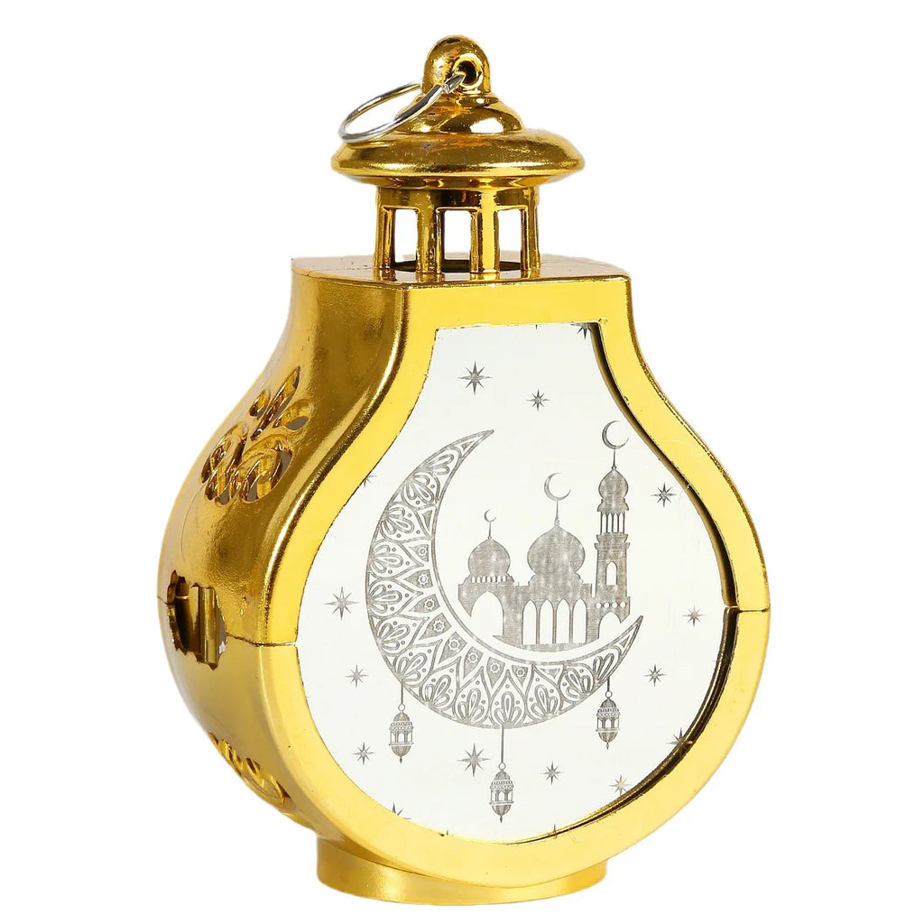 Eid Mubarak LED Wind Lamp Ornament Islam Muslim Party Decor Supplies Ramadan Lantern 2026 Eid Decoration for Home Party Gift