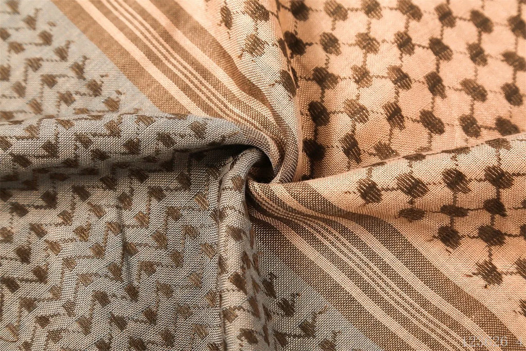 Men Muslim Head Scarf Saudi Arab Dubai Traditional Islamic Clothing Male Headscarf Hijab Plaid Turban Shemagh Gutra Prayer Wear