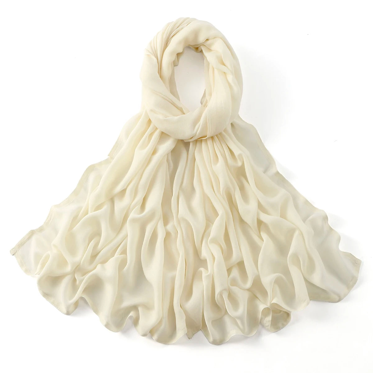 Cotton Rayon Modal Muslim Hijabs For Women Scarf Thin Plain Shawls Femme Musulman Soft Headscarf Islam Turban Headband 185*75CM