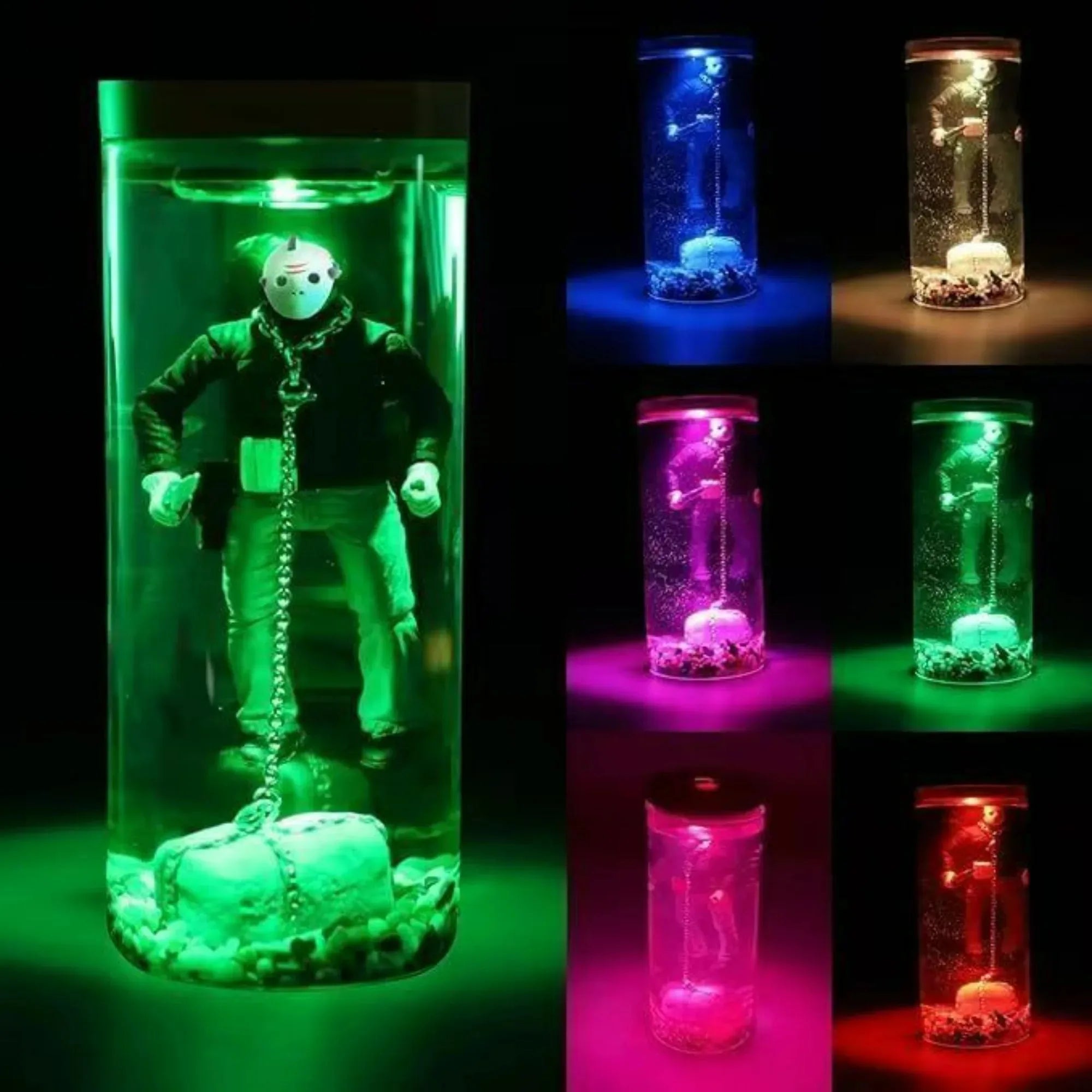 Jason Voorhees Friday 13th Water Lantern Collector Water Lantern Horror Decoration Gift Souvenir Halloween Night Lantern Decor