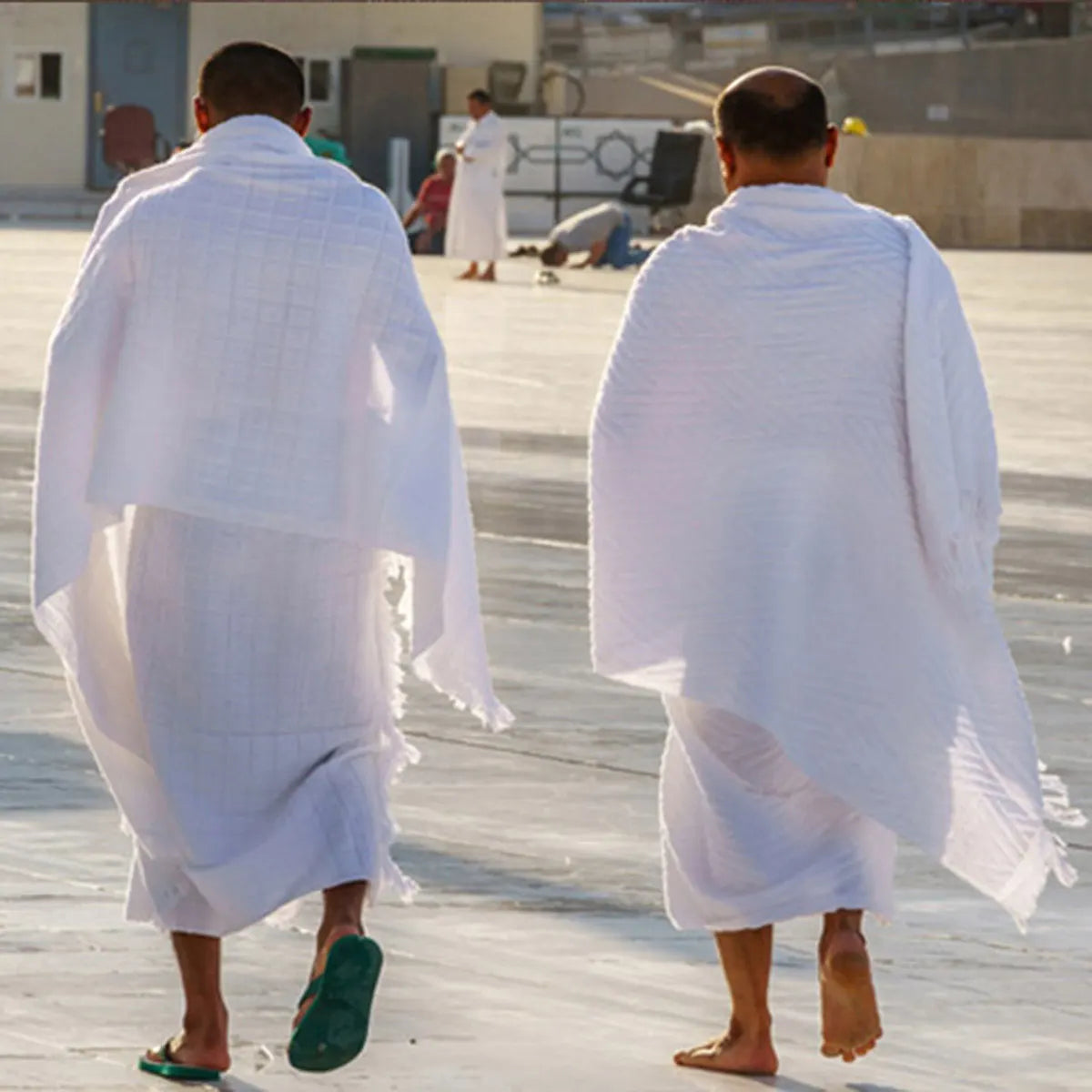 2Pcs Ihram Pilgrimage Towels for Men & Boys Hajj Umrah Mecca