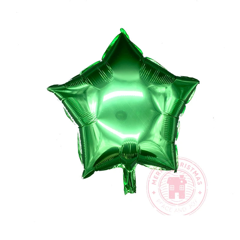 5/10/18 Inch Silver Pentagram Helium Foil Balloon Birthday Wedding Decoration Party Supplies Star-Shape Balloon Baby Shower Toys