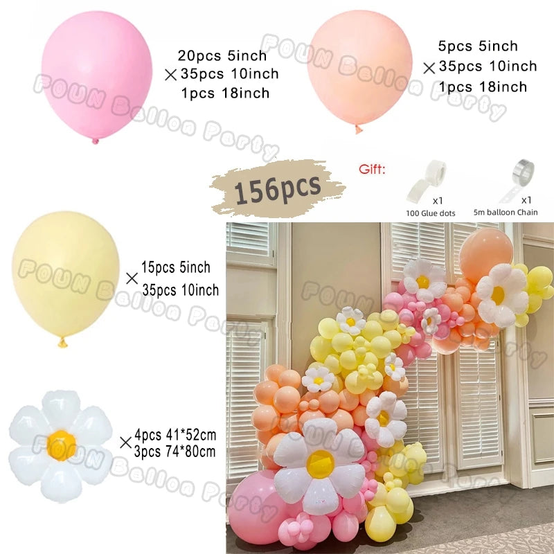 Butterfly Balloon Garland Arch Kit Macaron Purple Pink Orange Balloon Girls Birthday Party Wedding Anniversary Event Decoration