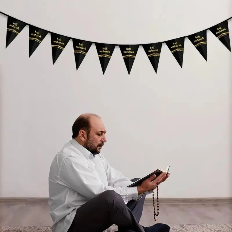 Hajj Mubarak Banner Eid Mubarak Banner Party Decorations Supplies
