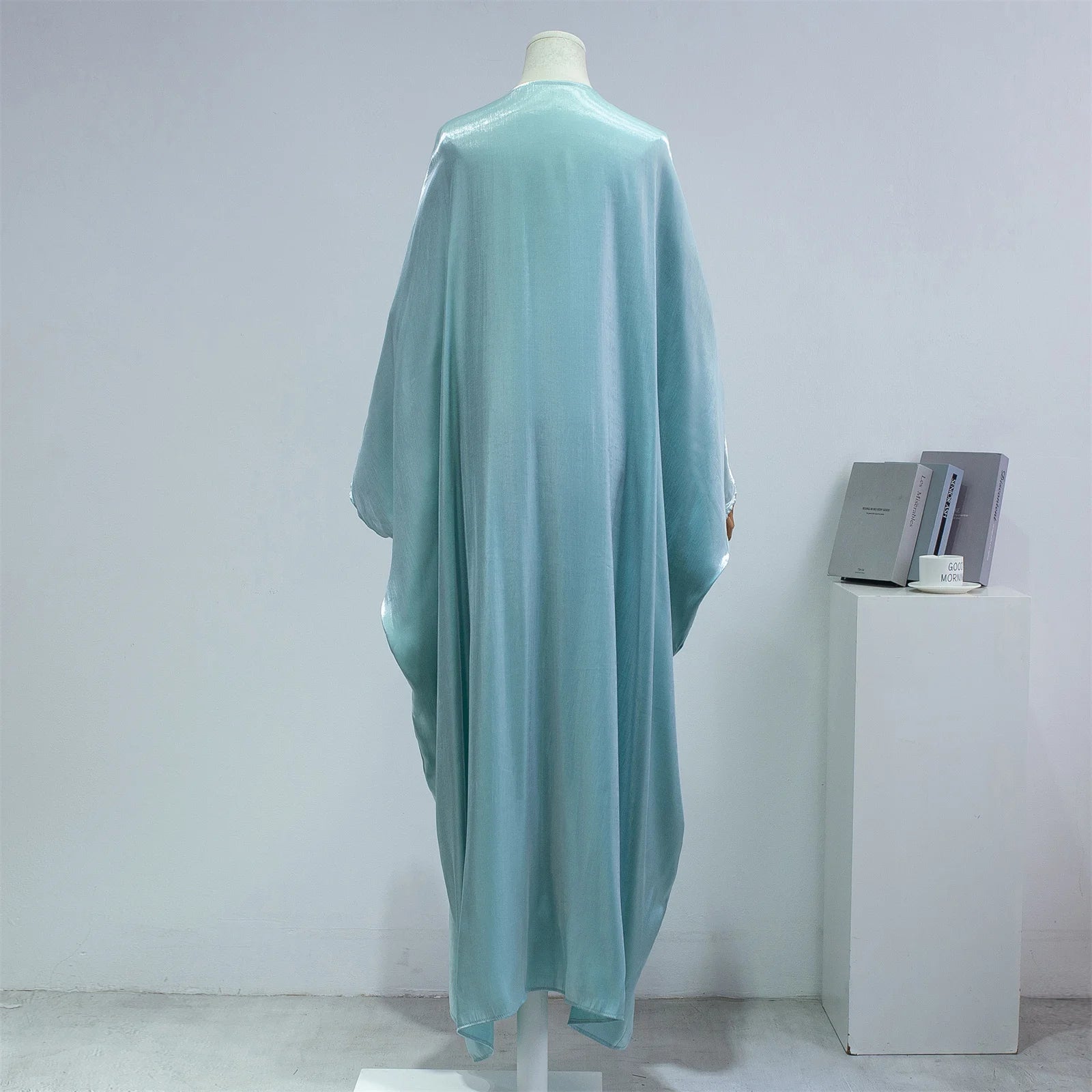 Muslim One-Piece Prayer Abaya for Women – Smocking Sleeve Kaftan Jilbab Cardigan Coat Islamic Robe Dubai Turkish Style