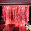 Curtain Lights LED 8 Modes Fairy Light Wedding Valentine's Day USB Plug Curtain Garland Ramadan EID Mubarak Decoration for Home