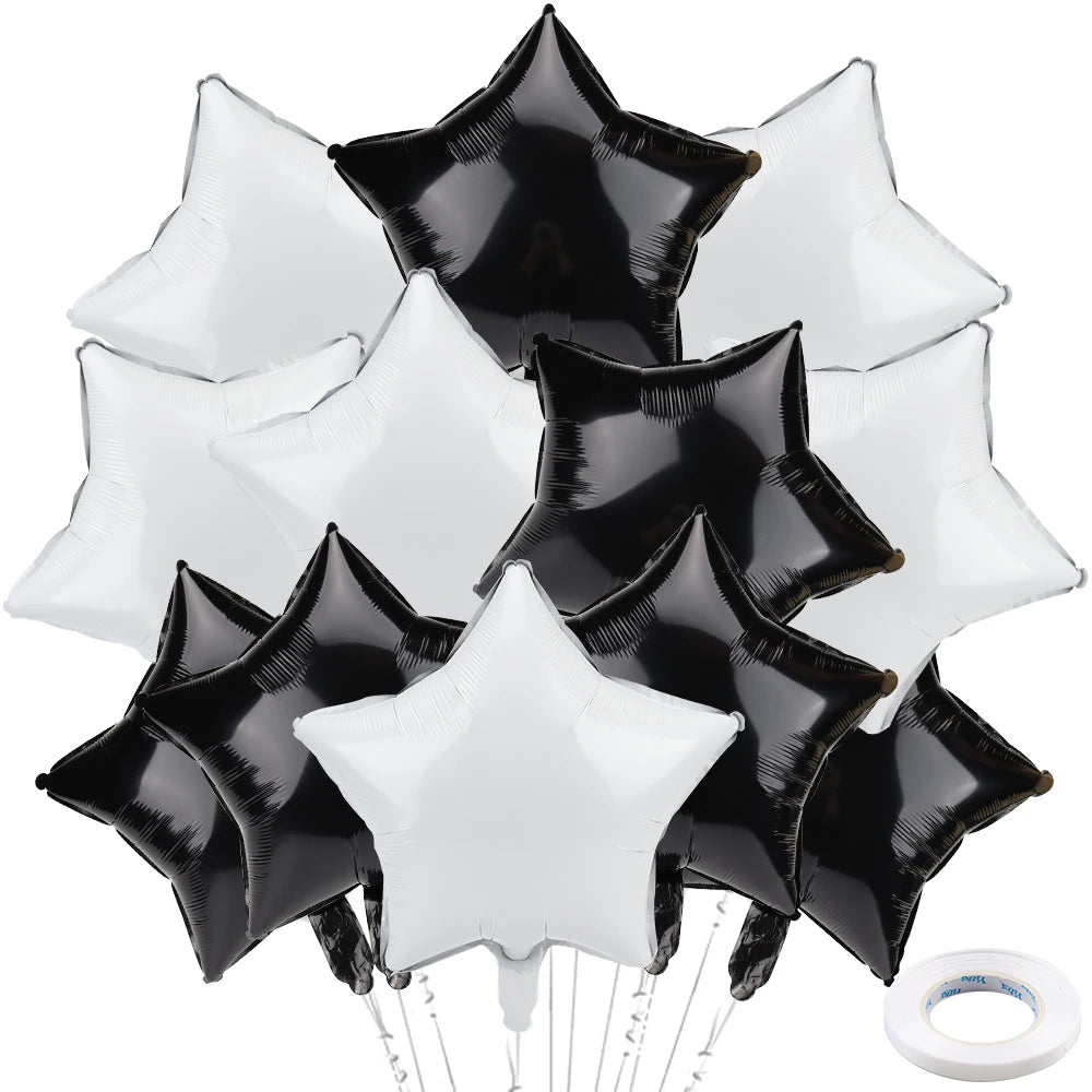 18inch Star Foil Balloon Mixed Rose Gold Helium Pentagram Balloons Wedding Birthday Party Decoration Baby Shower Aluminum Ballon