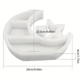 1pc- Moon Star Stand resin mold, New Moon display stand tray silicone mold, DIY jewelry stand storage rack home decoration