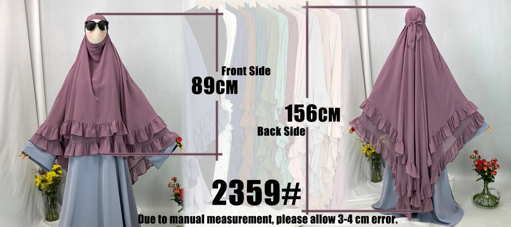 Fashion Extra Long Khimar Plain Chiffon Muslim Women Prayer Scarf Dubai Turkish Hijabs Turban Ramadan Niqab Abaya For Women