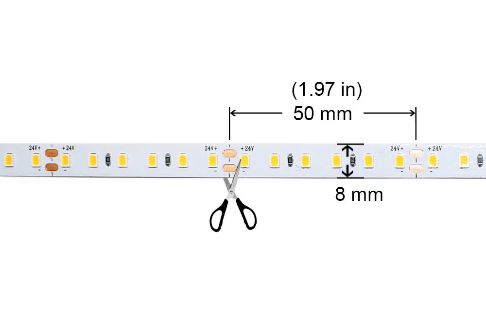 CRI90 High Brightness Single Strip 5m 10m 15m 20m 25M 30m LED Strips 24V 12V Light Strip CRI 90 Flexible 20 meters Soft Lamp Bar