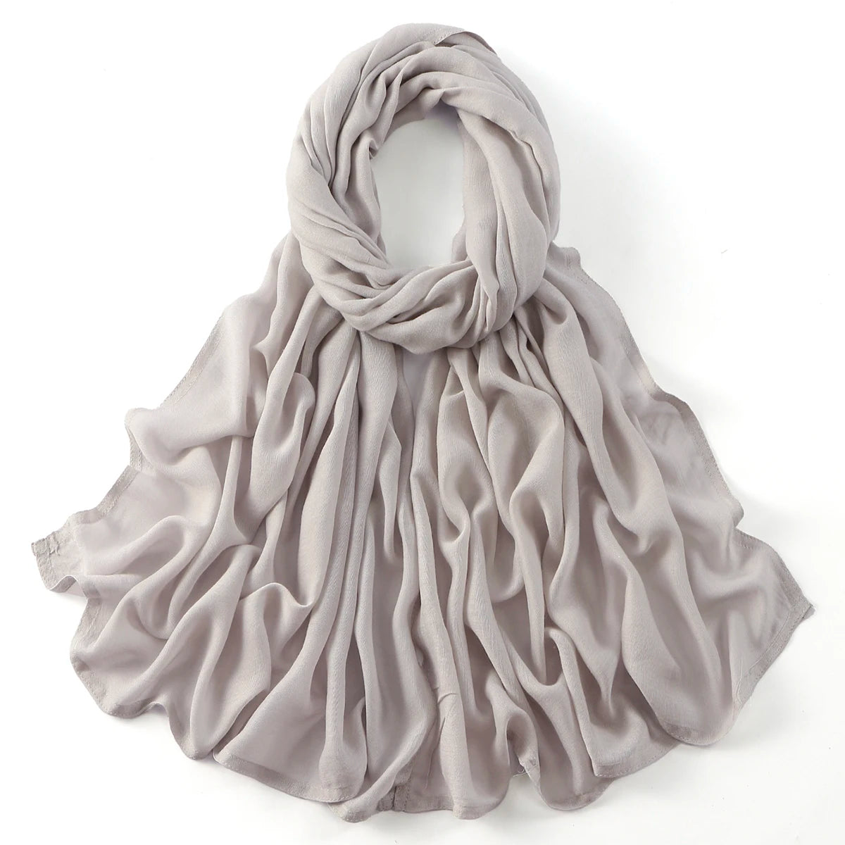 Cotton Rayon Modal Muslim Hijabs For Women Scarf Thin Plain Shawls Femme Musulman Soft Headscarf Islam Turban Headband 185*75CM