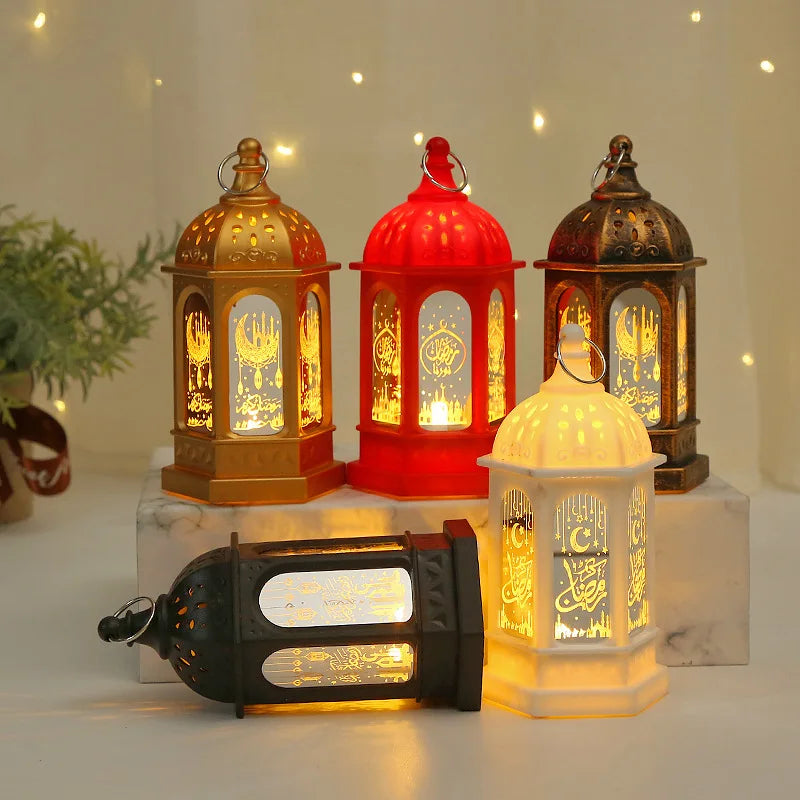 Ramadan LED Lantern Light Eid Mubarak Decoration for Home Islamic Muslim Festival Party Ramadan Kareem Decor EID Al Adha 2026