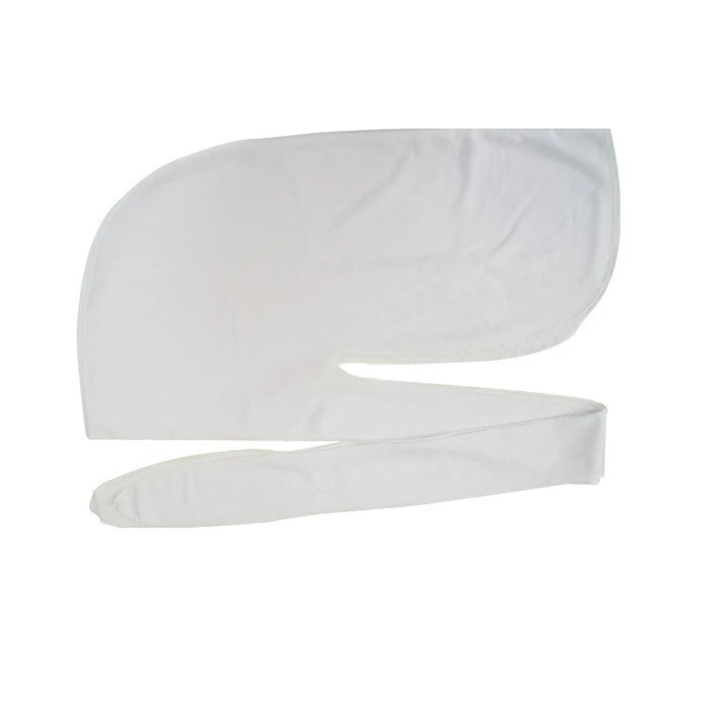 1PCS Silky Long Tail Durag Pirate Hat Turban Fashion Headwraps Cap Bandana Women Men Hip Hop Headwear Caps Hair Accessories
