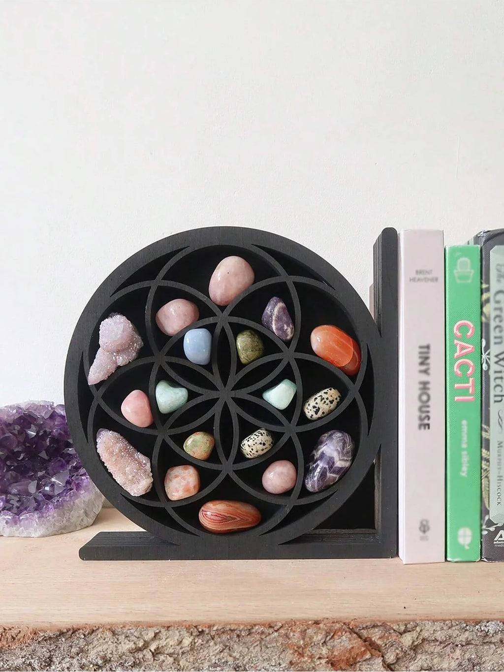 Crystal Shelf Bookends Sun And Moon Heavy Duty Decorative Round Bookends To Hold Books Crystal Rack Decorative Christmas Gifts