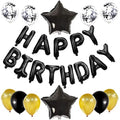 25pcs/set Happy Birthday Balloons Set Foil Letter Balloon Garland Bunting Banners Kids Birthday Party Babay Shower Decoration
