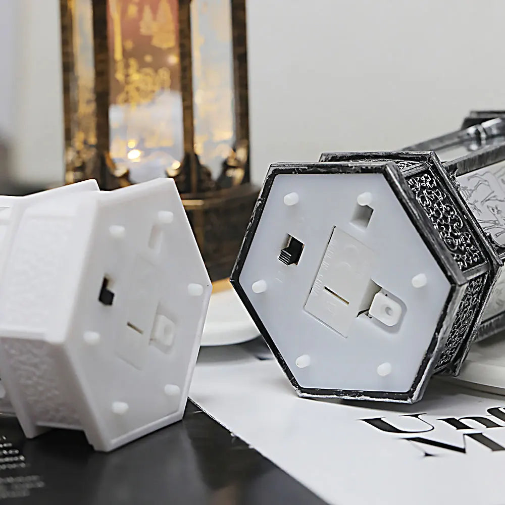 EID Mubarak Lantern LED Light Ornaments Eid Al-Fitr Aid Islamic Muslim Party Decor Supplies Ramadan Kareem Decoration for Home