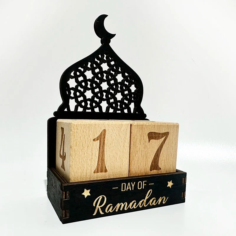 2026 Ramadan Countdown Calendar Eid Mubarak Advent Calendar Desktop Ornaments Islamic Muslim Party Decorations Calendar Gift