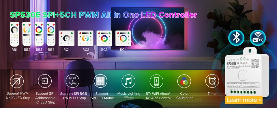 FCOB SPI RGBW IC LED Light Strip WS2814 Addressable 896 LED Dream Color 12mm DC24V SK6812 High Flexible FOB COB Lights RA90 IP30