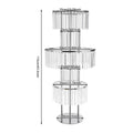5 Tiers Gold/Silver Wedding Centerpieces Flower Stand Vase Centerpiece Acrylic Flower Stand with Hanging Acrylic