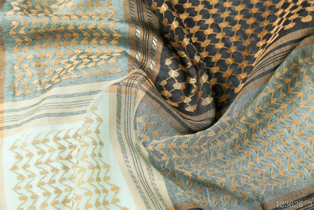 Men Muslim Head Scarf Saudi Arab Dubai Traditional Islamic Clothing Male Headscarf Hijab Plaid Turban Shemagh Gutra Prayer Wear