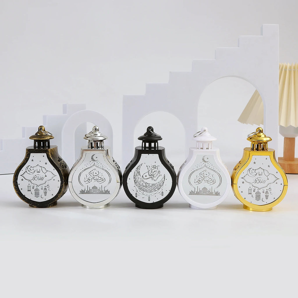 2026 Ramadan Decoration LED Lantern Light Eid Mubarak Star Moon Castle Lights Islamic Muslim Party Ornaments Eid Al-Fitr Gifts