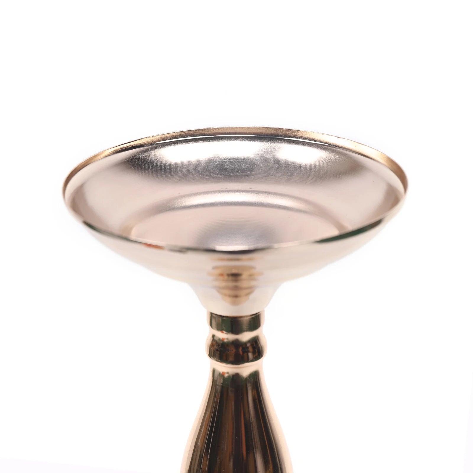 10 Pcs 19.5" Tall Gold Candelabra Candle Holder Table Centerpiece Stand Pillar Candlestick Candle Holder Stand for Wedding Party