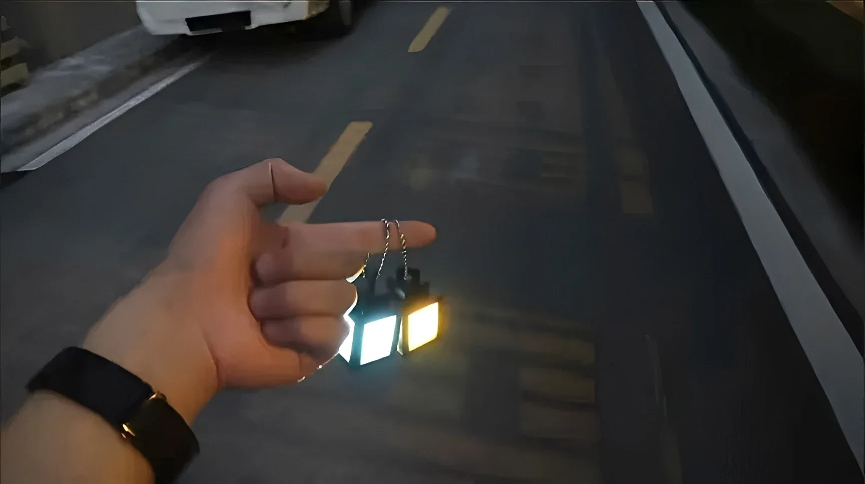 Luminous Lantern Nightlight Rechargeable Game Pixel Light Surrounding Children's Bedroom Atmosphere Light Home Decor Ornament