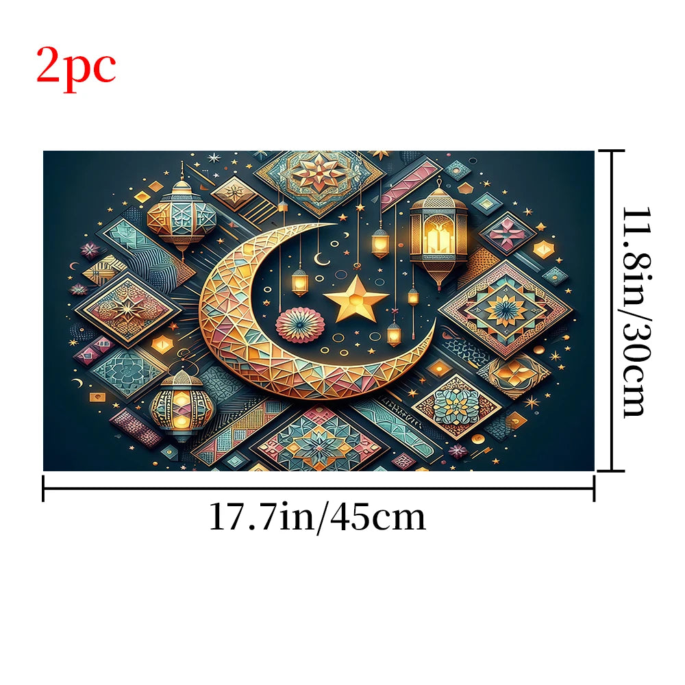 Ramadan meal mat, suitable for daily home, restaurant, outdoor picnic use, Eid al Fitr