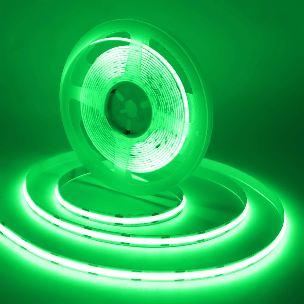 5V COB LED Light Strip With Touch Dimmer/ON OFF Switch/3Key Dimmer 320LEDs/M High Density LED Lamp Room Bar TV Backlight 9Colors