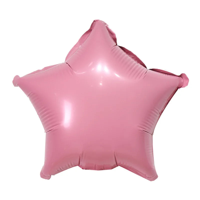 10-18inch Pentagram Aluminum Film Balloons Birthday Decoration Wedding Room Layout Automatic Sealing Star Luster Aluminum Foil