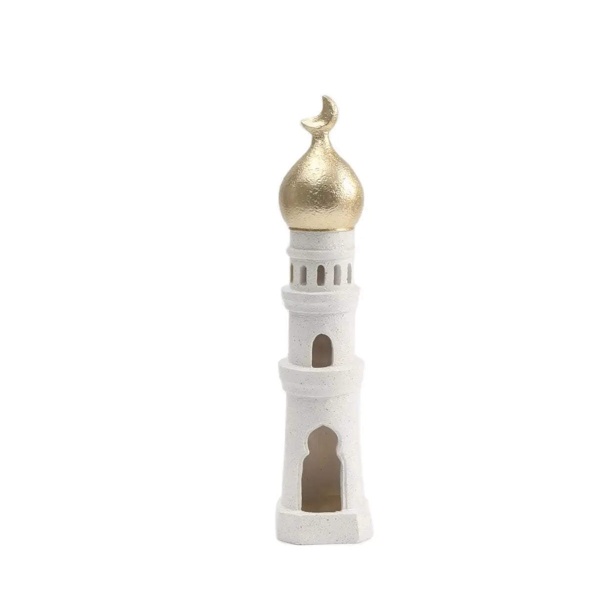 1 PC Candlestick Muslim Kaaba Dome Mosque Islamic Desktop Ornament Table Car Decor Crafts Gifts