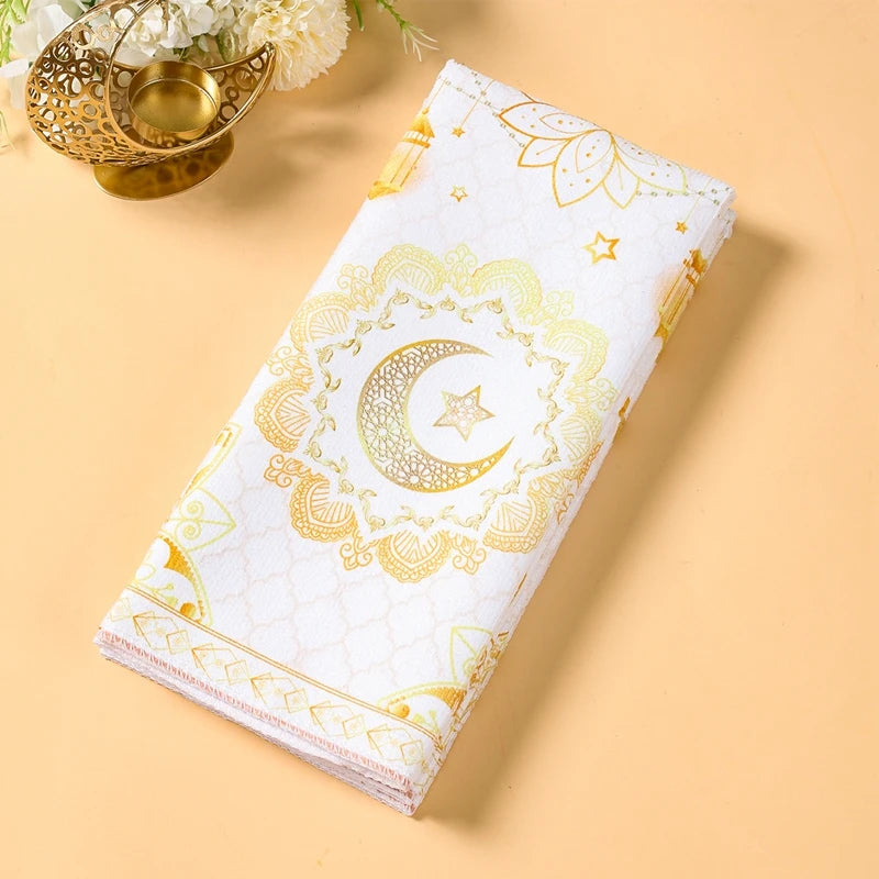 2ps Ramadan Dish Towel Eid Mubarak Decoration 2026 for Home Ramadan Kareem Ramadan Mubarak Islamic Muslim Party Eid Al-Fitr Gift