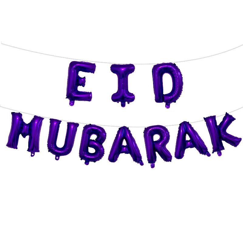 1set Moon Star Balloon Set for Muslim EID Mubarak Festival Home DIY Decoration Ramadan Kareem Kids Birthday Party Ballon Globos