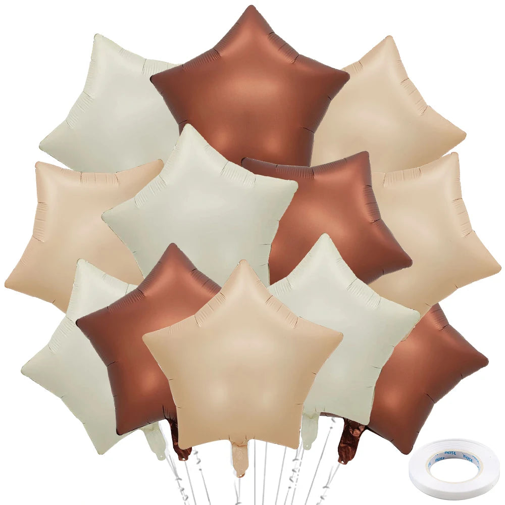 18inch Star Foil Balloon Mixed Rose Gold Helium Pentagram Balloons Wedding Birthday Party Decoration Baby Shower Aluminum Ballon
