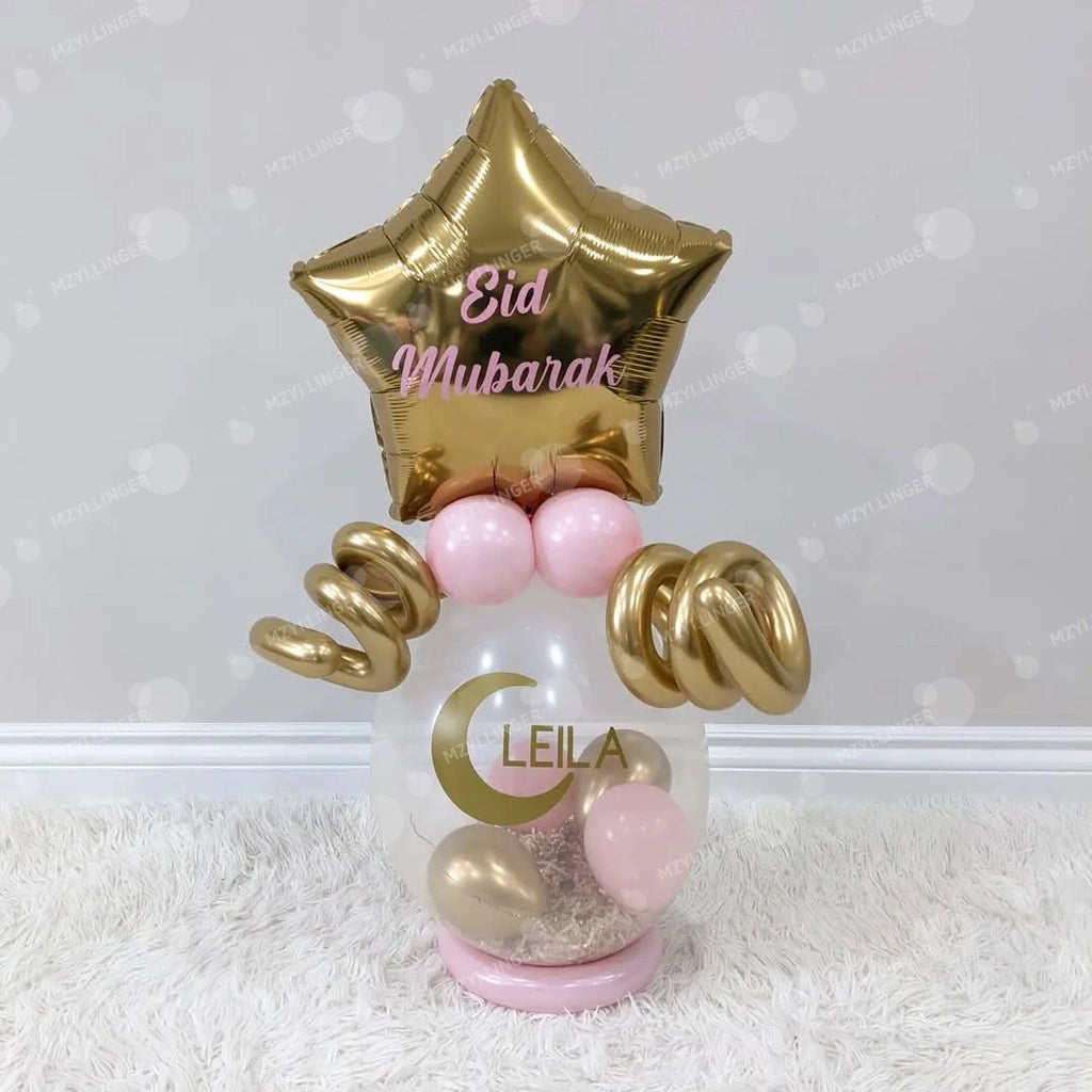 Ramadan balloon set of stars and moon balloons, used for decoration during Ramadan and home Eid al Fitr balloon decoration