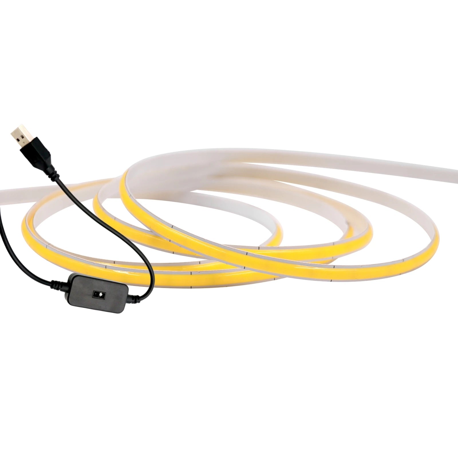 USB Dimmable COB LED Strip Light 3MM 5MM 8MM RA90 High Density 320LEDs/M 3000K 4000K 6500K FOB Flexible Ribbon Tape Rope Lamp