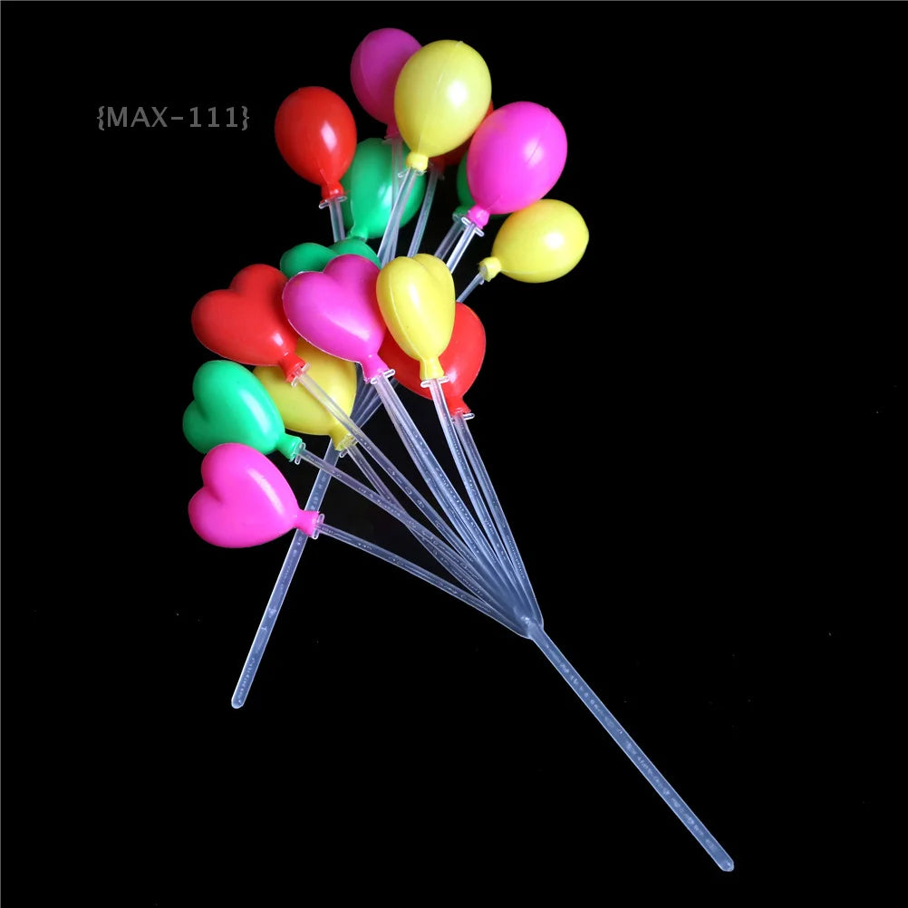 Colorful Mini Balloon Garland - Plastic String Toys to Brighten Up 1:12 Dollhouse, Diorama & Train Layout Displays