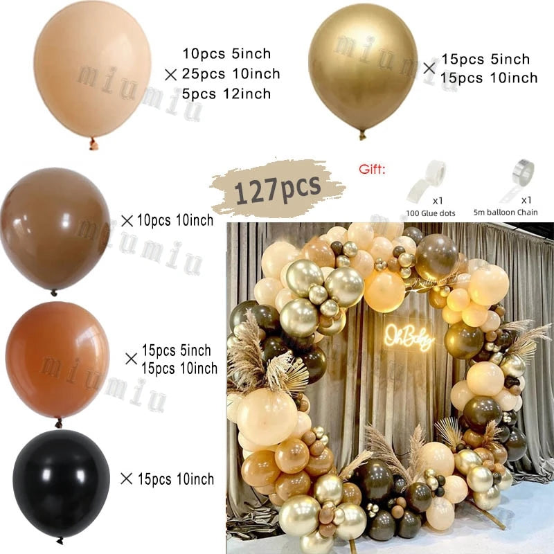 Macaron Pink Balloon Garland Arch Kit Wedding Birthday Party Decor Kids Rose Gold Latex Balloons Baby Shower Decorations Chain