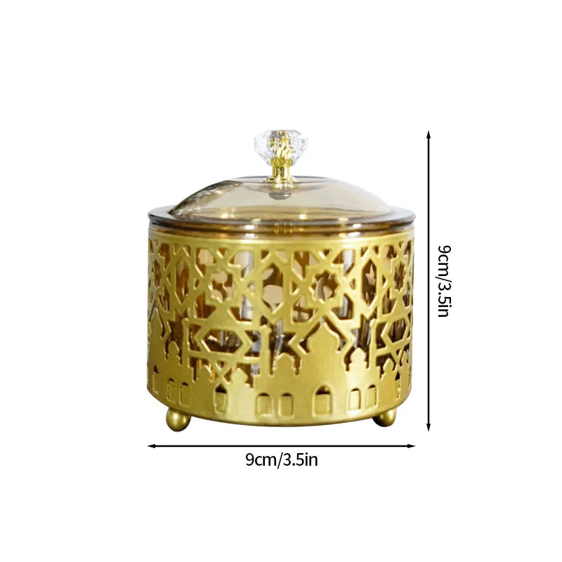 Ramadan Mubarak Trays Ramadan Decor 2026 Eid Mubarak Acrylic Snack Dishes Ornaments Islam Muslim Festival Party DIY Decoration