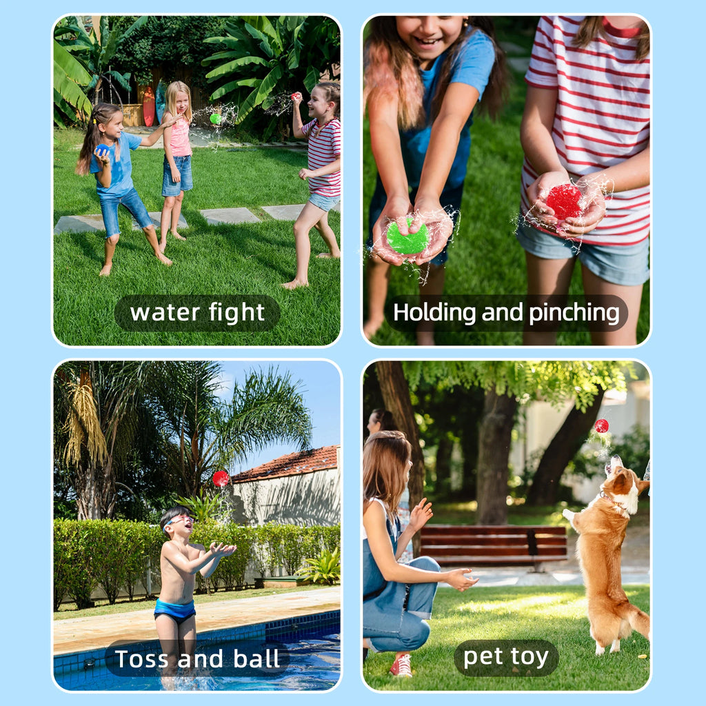 Outdoor water toys, children's swimming pools, beach entertainment parties, water balloons, water fights, water cotton balls
