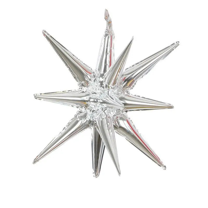2/5pcs 22inch 4D Conjoined Explosive Star Balloon Birthday Party Wedding Supplies Aluminum Foil Water Droplet Ballon Decoration