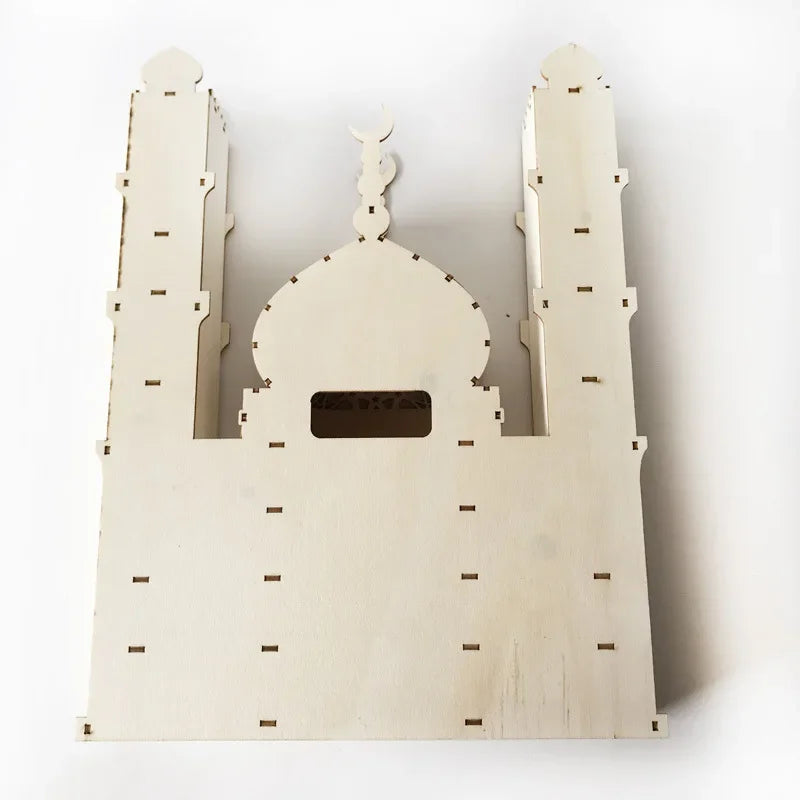 Ramadan Kareem Countdown Calendrier Wooden Eid Mubarak Ornament Drawer Ramadan Decorations for Home Eid Al Adha Party Decor 2025
