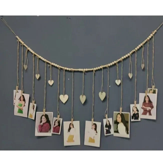 Family Photos Tapestry Home Decor Macrame Wall Hanging with Tassel Eid Ramadan Decoration Housewarming Gift