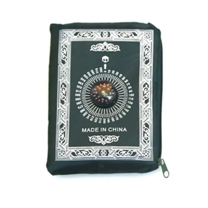 Portable Waterproof Muslim Prayer Mat Rug With Compass Vintage Pattern Islamic E DropShipping