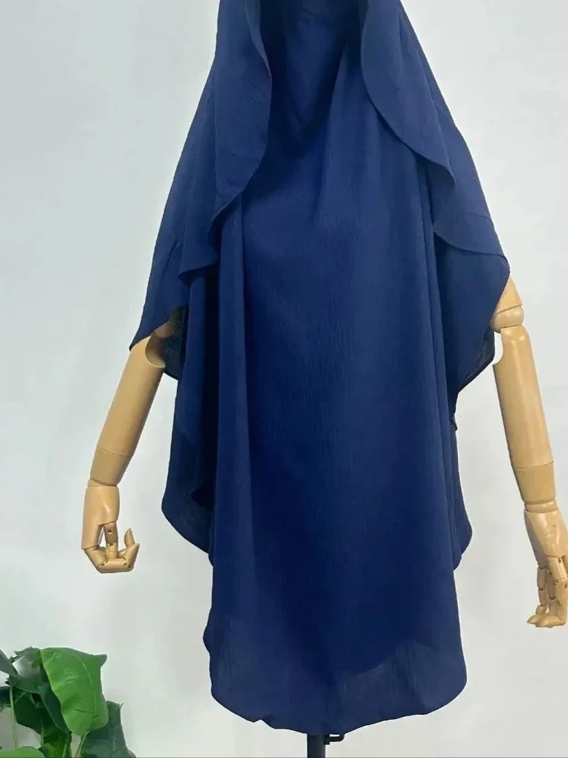 Eid Muslim Khimar Women Hijab Islamic Dubai Scarves Turban Arab Headdress Ramadan Morocco 2026 Praying Long Hijabs Headscarf