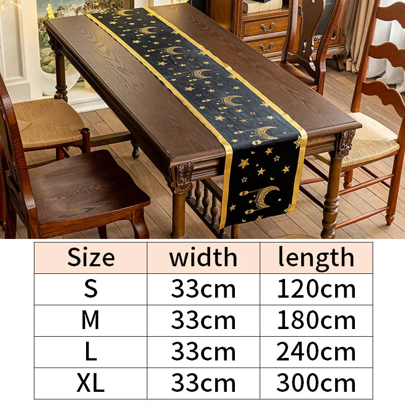 Eid Mubarak Table Runner 2026 Ramadan Decorations Kitchen Dining Table Decoration Muslim Party Decor
