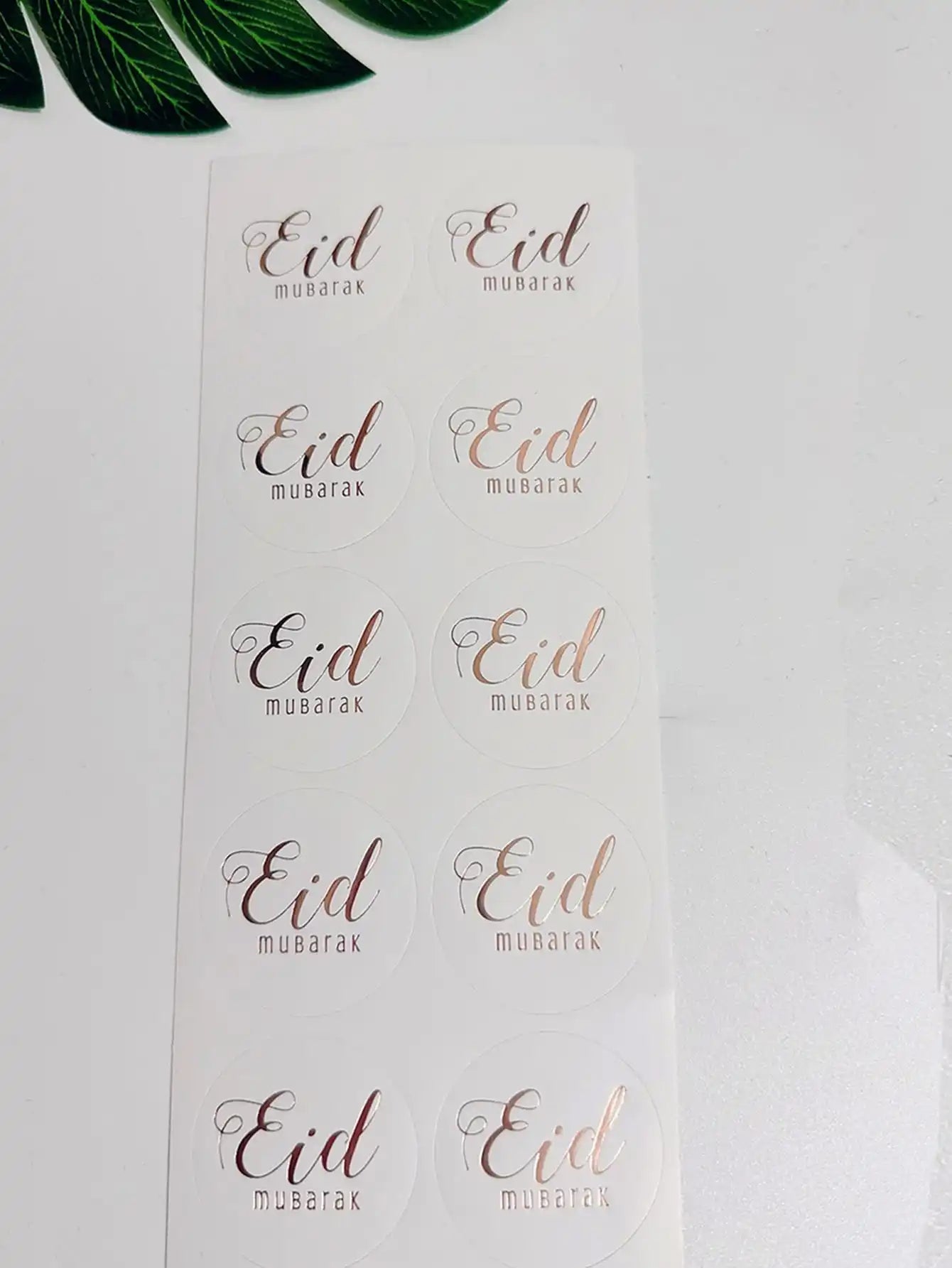 EID Mubarak Roll Stickers Ramadan Kareem Gifts Packaging Seal Stickers Islam Muslim Festival Party Decor EID Gift Labels