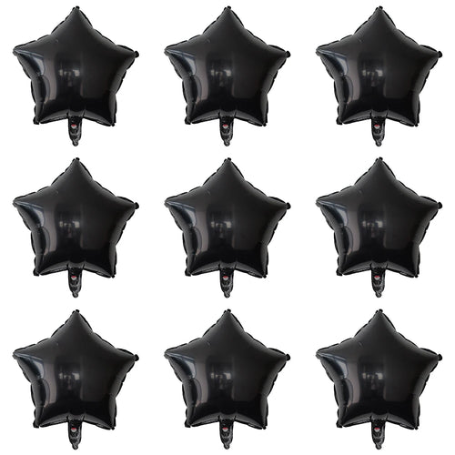 18inch Gold Star Foil Balloons Black Red Silver Five Star Balloon Set Birthday Party Decor Baby Shower Gender Reveal Decoration